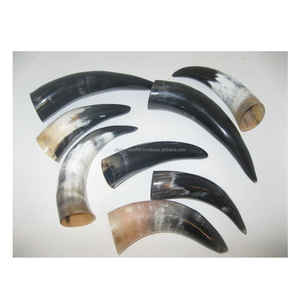 Corne à boire de buffle avec support en cuir et produit fait à la main corne à boire Viking polie corne la plus tendance - Product Image 3