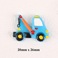 Gran oferta, herramienta de tráfico, tema, camión de bomberos, excavadora, ambulancia, grúa, diseño, Parte posterior plana, cabujones de resina