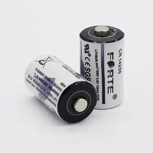 Batería de litio de alta potencia para inodoro, pila inteligente de 3,0 V, 1/2AA, CR14250, 650mAh