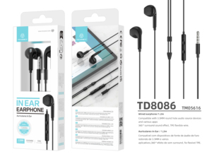 Audífonos Techancy de Alta Calidad, Material Original, Diseño Personalizado, Nuevo Modelo 2025, Cableados, Cancelación de Ruido, Resistentes al Agua, Hechos en China - Product Image 3