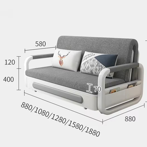 EU <b>Bed</b> Folding Dual-use 2024 New Household Small <b>Single</b> Living Room Balcony Multi-function Simple Telescopic <b>Bed</b> - Product Image 2