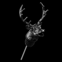 Usine existante moule divers animaux 3D cerf forme tête de cerf verseur Animal vin verseurs