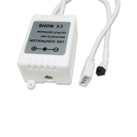 Control Remoto Inalámbrico Mini IR de 24 Teclas, DC12V-24V, 144W, Controlador de Intensidad LED RGB para Luces LED RGB