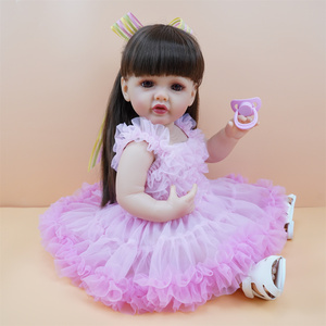 Holesale erC ertiertificated 22 Inch oliolid ilicono born Eben oll ifelike born ebborn Aby ollolls ememale OFT ilicono Fat IRL - Product Image 4