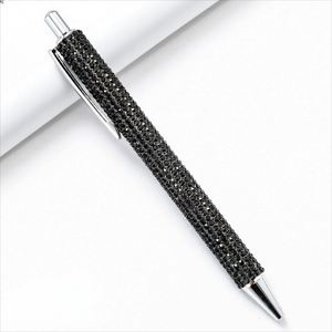 High End Elegant Glitter Ballpoint Colorful Metal <b>Retractable</b> <b>Pen</b> With Custom Logo Promotional Stylish Gift and Medium Point - Product Image 4
