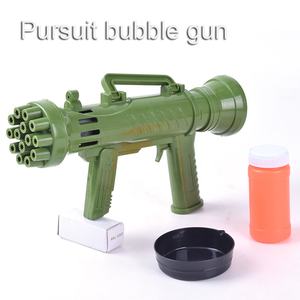Pistola de Burbujas Eléctrica al por Mayor, Pistola de Burbujas de 14 Agujeros, Pistola de Burbujas Mini Bazooka - Product Image 2