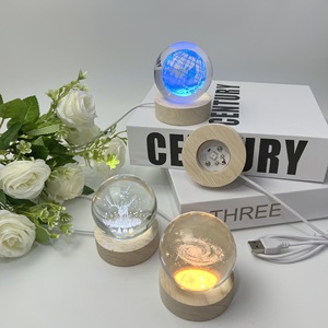 Joyería Minimalista Moderna y Creativa, Bola de Cristal Brillante, Adorno de Escritorio, Proyección de Atmósfera, Cielo Estrellado, <span class=keywords><strong>Luz</strong></span> Nocturna - Product Image 2