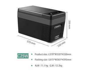 Compressor Car Refrigerator Large Capacity Home Outdoor Refrigerated Freezer Partition 12V/24V Portable Small Freezer -20C - Product Image 6