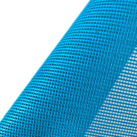 Filet de sécurité en maille polyester anti-poussière enduit de PVC pour échafaudage, directement de l'usine, personnalisable pour la construction