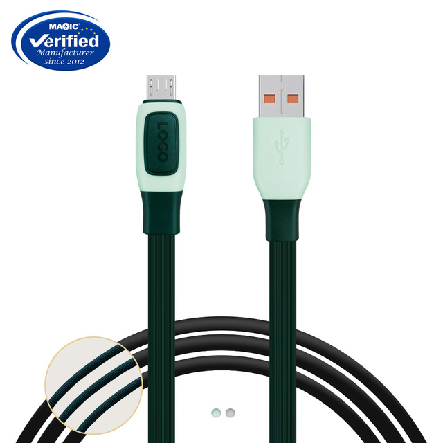OEM High Quality 1m Full 3A Fast Charging Micro USB Cable Nylon Jacket for Computer Use