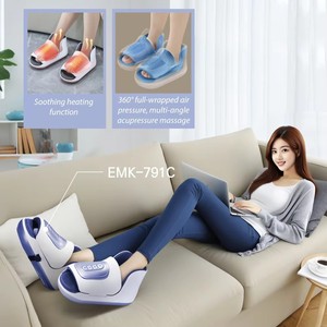 Перезаряжаемая Массажная обувь 3-в-1: вибрация + тепло + давление воздуха для облегчения боли при ходьбе и кровообращения - Product Image 1
