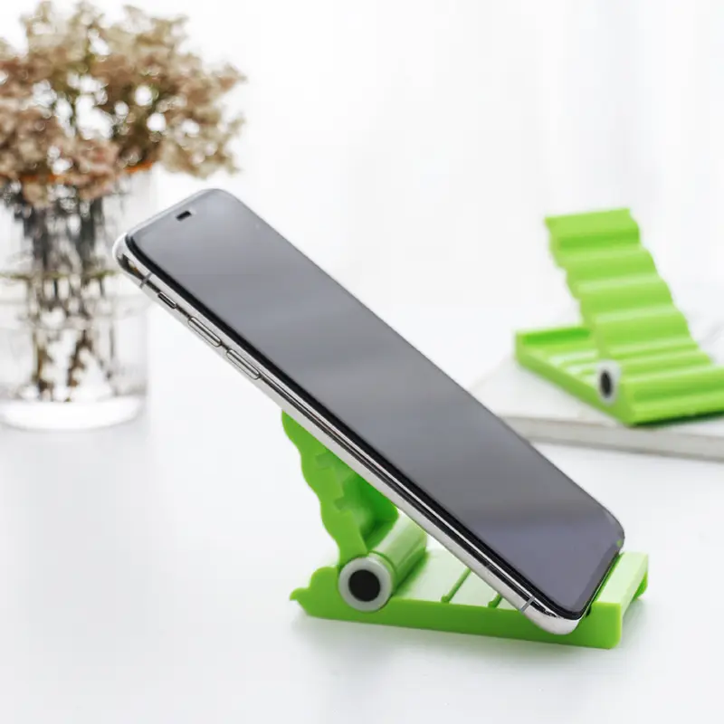 ABS telefon tutucu taşınabilir katlanabilir masaüstü telefon standı evrensel masa mobil telefon tutucular aksesuarları
