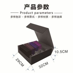 Boîte de rangement pour cartes en cuir violet avec plusieurs emplacements pour une collection bien organisée et un design pliable - Product Image 5