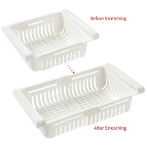 1PC Eco-Friendly Multifunction Fridge Organizer Storage Drawer <b>Plastic</b> Storage <b>Baskets</b> Fruit Egg Food Kitchen - Product Image 3