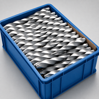 Foret hélicoïdal HSS M2 à queue conique de précision, tailles 5-200 mm, pour découpe de métaux, compatible CNC, avec finition revêtue