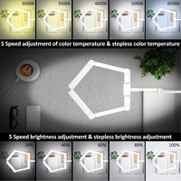 Lampe de table LED sans fil avec télécommande et gradation de la lumière Stepless Lampe de bureau d'architecte pour la maison, lampe de chevet de luxe