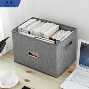 Fabric Rectangle Storage <b>Boxes</b> 28x28x28cm <b>Foldable</b> Washable Baskets for Toys Nursery Closet - Product Image 4