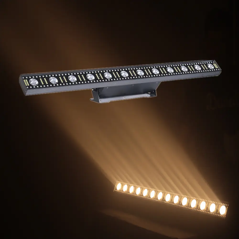 Professional dj bar14x3W warm white led pixel beam bar light 3 in 1 wash dj lighting effect