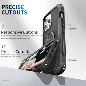 Alta calidad, venta al por mayor, <span class=keywords><strong>2022</strong></span>, última funda duradera para teléfono móvil a prueba de golpes con soporte de Anillo giratorio para iPhone 13 Max Pro Case - Product Image 2