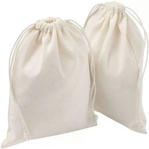 Pochettes en mousseline de coton géométriques 13*18cm avec poignée en corde, fermeture à cordon et bandoulière pour cadeaux de mariage (couleur personnalisée) - Product Image 4
