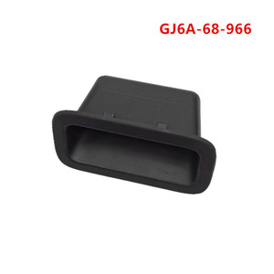 Cubierta de manija de maletero GJ6A-68-966 para Mazda 6 3 CX-5 CX-7, pieza de repuesto de material PP negro - Product Image 4