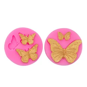 Chocolate Mini Butterfly Fondant Silicone Mold DIY Chocolate Candy cake fondant Cupcake Topper Decoration candle soap making