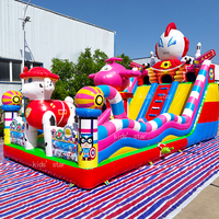 Toboggan gonflable géant de qualité supérieure pour l'extérieur, capacité de 1200 kg, pour parc aquatique et camp d'été, activité ludique pour enfants