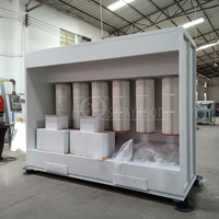 Cabine de peinture à poudre OEM personnalisée de haute qualité pour la récupération de poudre, idéale pour le revêtement de meubles métalliques