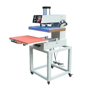 New 18x24 Heat Press Machine Semi-Automatic Pneumatic Flatbed <strong>Printer</strong> 220V Automatic Open <strong>Clothes</strong> Heat Transfer for Printing - Product Image 1