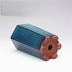 Pots à fleurs en argile violette de Yixing, pots à bonsaï en céramique émaillée, pots à succulentes, pots à orchidées hexagonaux, vente en gros disponible - Product Image 3
