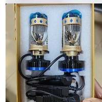 Nouveau design T8 double lentille de projecteur laser 140W H4 mini lentille optique système d'éclairage automatique phare LED