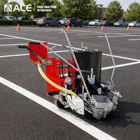 Machine de marquage routier thermoplastique à poussée manuelle AC-HPT, type de nivellement thermoplastique