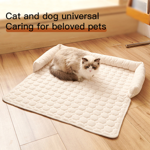 Распродажа, недорогой вельветовый диван-кровать для домашних животных, коврики для собак, складная подушка, теплая удобная подушка для кошачьего гнезда, коврики для глубокого сна, товары для домашних животных - Product Image 2