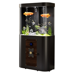 Grand aquarium en acrylique 170L élégant pour aquarium d'hôtel, accessoire d'aquarium en plastique <span class=keywords><strong>de</strong></span> qualité supérieure avec forme élégante - Product Image 1
