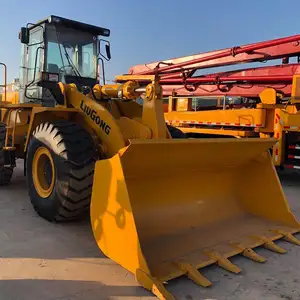 Secondhand LG958L Wheel Loader With Yellow Engine Used Wheel Loader Lg958l