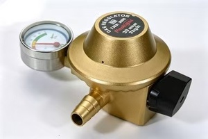 Régulateur de <span class=keywords><strong>gaz</strong></span> GPL avec manomètre 30 mbar 2 kg/h, vanne de régulation de pression de <span class=keywords><strong>gaz</strong></span> pour bouteille de <span class=keywords><strong>propane</strong></span> <span class=keywords><strong>butane</strong></span> - Product Image 2