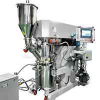 Mélangeur planétaire double sous vide YuShun avec contrôle PLC pour produits chimiques et graisses thermiques, homogénéisation haute efficacité
