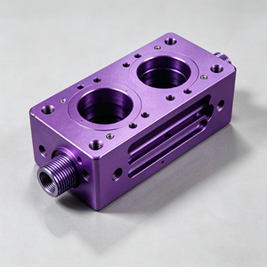 OEM CNC Milling Wire EDM Aluminum Valve Manifold <b>Block</b> Multi-Color Anodized Hydraulic Manifold for Pneumatic Hydraulic Equipment - Product Image 1