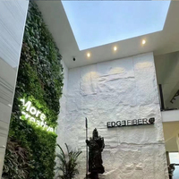 Panneau mural en pierre PU léger pour décoration d'hôtel, utilisation intérieure et extérieure