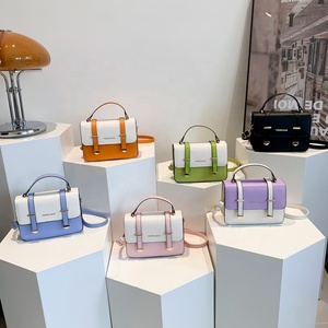Nuove <span class=keywords><strong>Borse</strong></span> da Donna di Marca di <span class=keywords><strong>Prima</strong></span> <span class=keywords><strong>Classe</strong></span>, <span class=keywords><strong>Borse</strong></span> a Tracolla e a Spalla con Colori Contrastanti per il Pendolarismo - Product Image 1