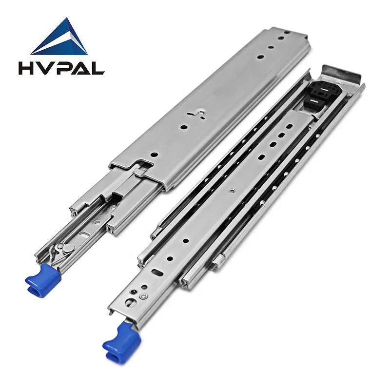 Hvpal 227kgs Wholesale High Quality Full Extension Heavy Duty Locking Slide draw slides for Rv Drawer 200mm Drawer Runners