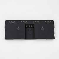 Coque de protection pour chargeur sans fil en plastique ABS PC noir moulé par injection, pièces de panneau électronique personnalisées OEM