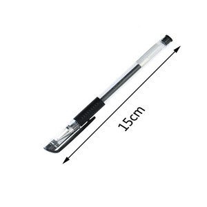 Regalo all'ingrosso pubblicità promozionale ricaricabile cancelleria 0.5mm inchiostro penna Gel plastica Bulk rosso nero blu firma penne Gel - Product Image 6