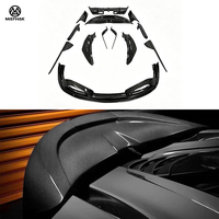 Kit carrosserie en fibre de carbone style Black Sail pour McLaren 720S 2017-2023 – Ensemble complet : Lame avant, jupes latérales, diffuseur arrière, aileron