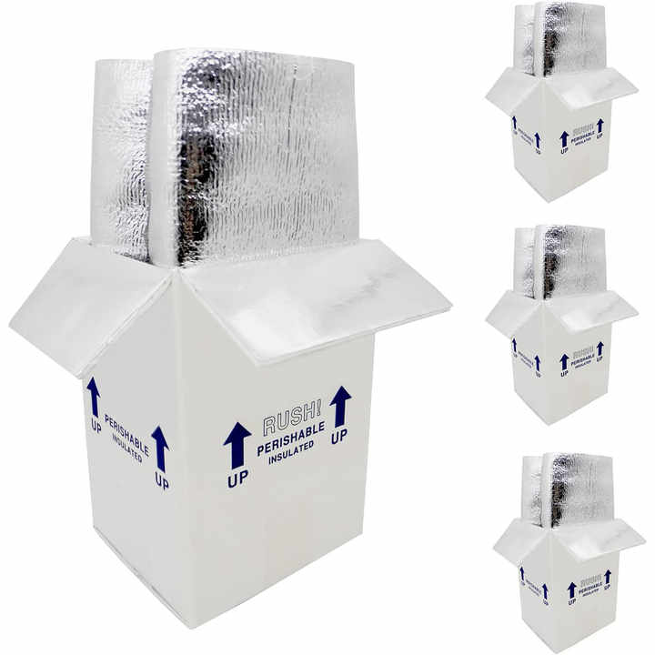 Custom Styrofoam Cold Delivery Carton Foam Liner for Fresh Food