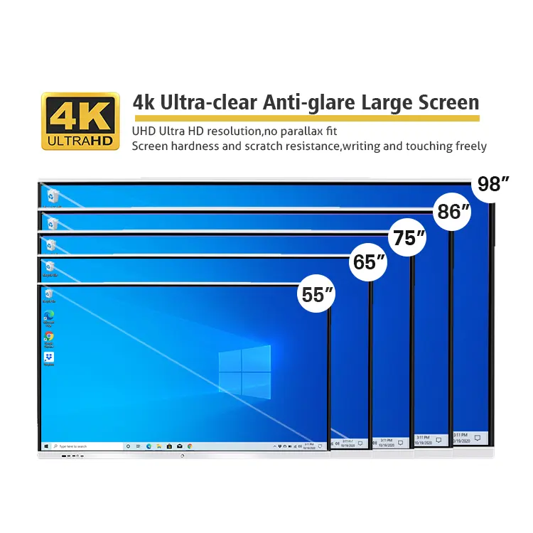 Best Selling Screen 4k 75 Inch 65 Tv Electronic Whiteboard Interactive Smart Board