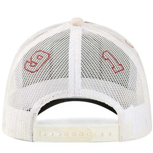 <span class=keywords><strong>หมวก</strong></span>โฟมทรง Trucker แบบขายส่ง พร้อมเชือกผูก ปักโลโก้ได้ 5 แผง ปีกโค้ง คุณภาพสูง สีดำ ทรงกลาง - Product Image 3