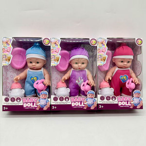 Premium 27cm Baby Voice Doll Vinyl Unisex Toilet <b>Training</b> Set Pacifier Bottle Hong Kong Origin <b>Potty</b> Learning Toy - Product Image 2