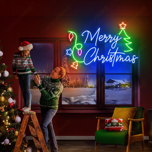 Insegne al Neon stampate UV insegne al Neon <span class=keywords><strong>regalo</strong></span> di natale insegne al Neon <span class=keywords><strong>negozio</strong></span> di decorazioni per feste e decorazioni per insegne al Neon - Product Image 2