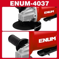 Expédition directe, vente en gros d'usine, grandes quantités : Meuleuse d'angle électrique chinoise Yineng Tools Plug-In 4037 à poignée courte, à balais